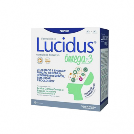 LUCIDUS ÓMEGA 3 - FUSION PACK  30 AMPOLAS + 30 CÁPSULAS