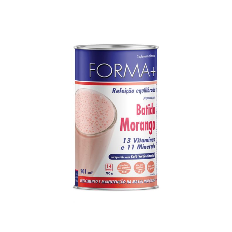 FORMA + BATIDO DE MORANGO 700 G