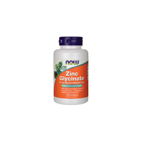 ZINC GLYCINATE 30 MG 120 SOFTGELS NOW