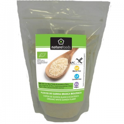 FLOCOS DE QUINOA BRANCA BIOLÓGICA 400 G NATUREFOODS