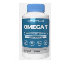 OMEGA 7 OLEO BAGAS ESPINHEIRO MARITIMO 60 CAPSULAS NEWFOOD