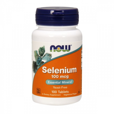 SELENIUM 100 COMPRIMIDOS 100 MCG SELENIO NOW 