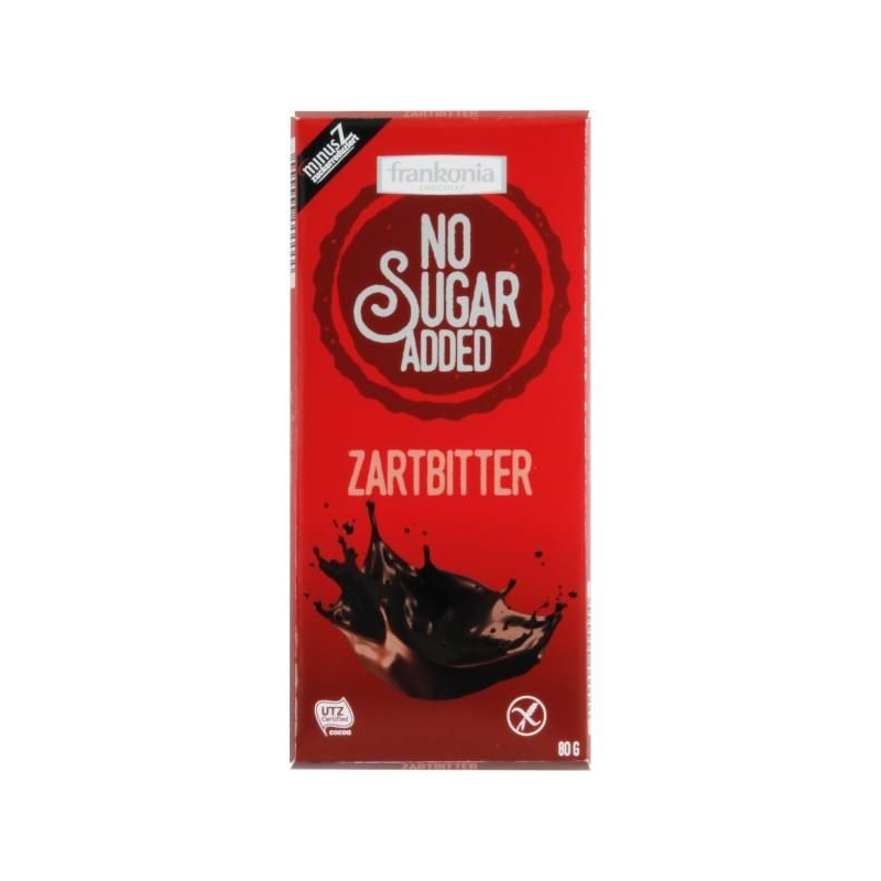 FRANKONIA NO SUGAR ADDED CHOCOLATE PRETO SG 80 G