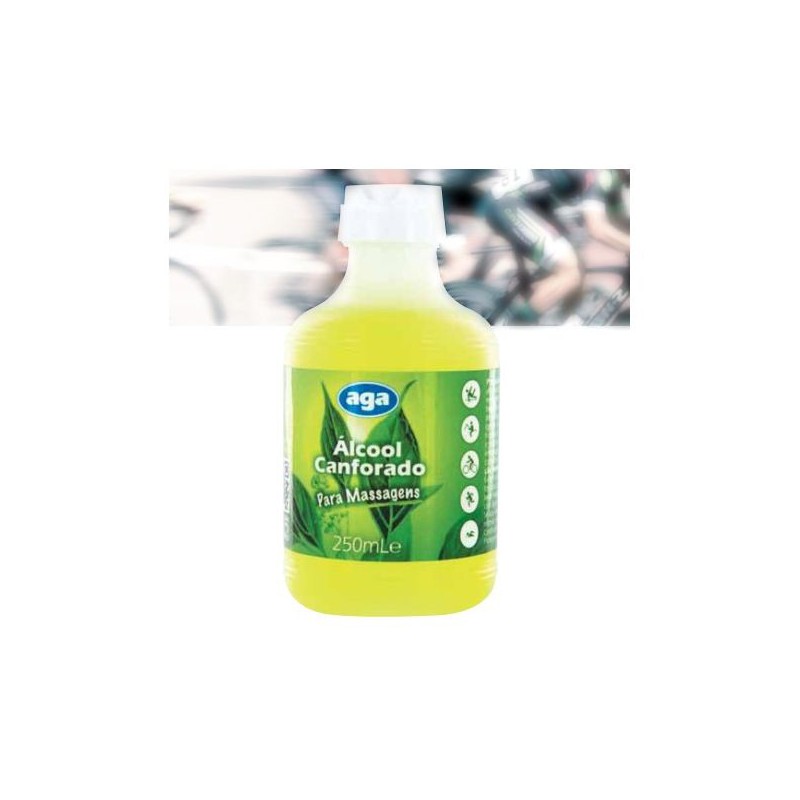 ALCOOL CANFORADO FRASCO 250 ML AGA