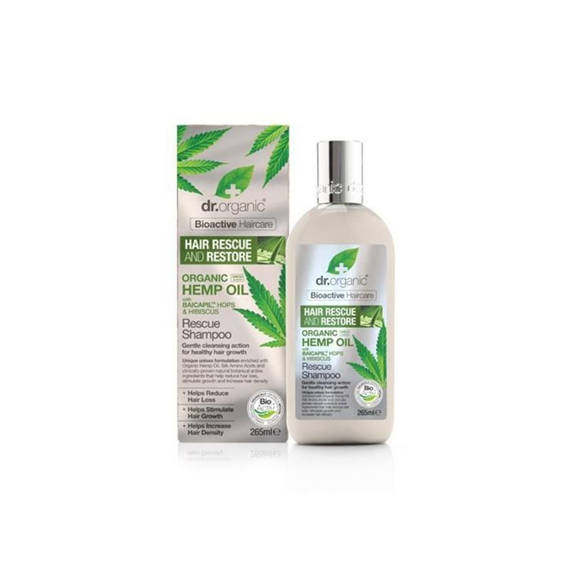 CHAMPÔ REPARADOR ÓLEO DE CÂNHAMO BIO 265 ML DR ORGANIC