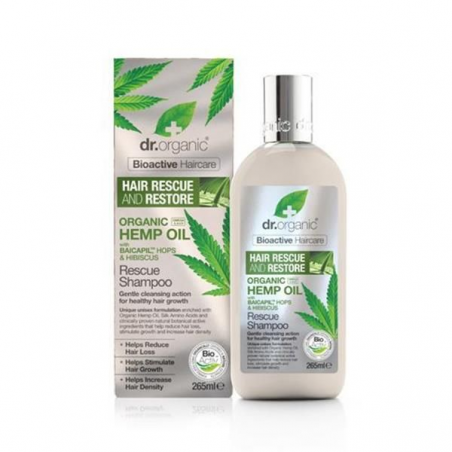 CHAMPÔ REPARADOR ÓLEO DE CÂNHAMO BIO 265 ML DR ORGANIC