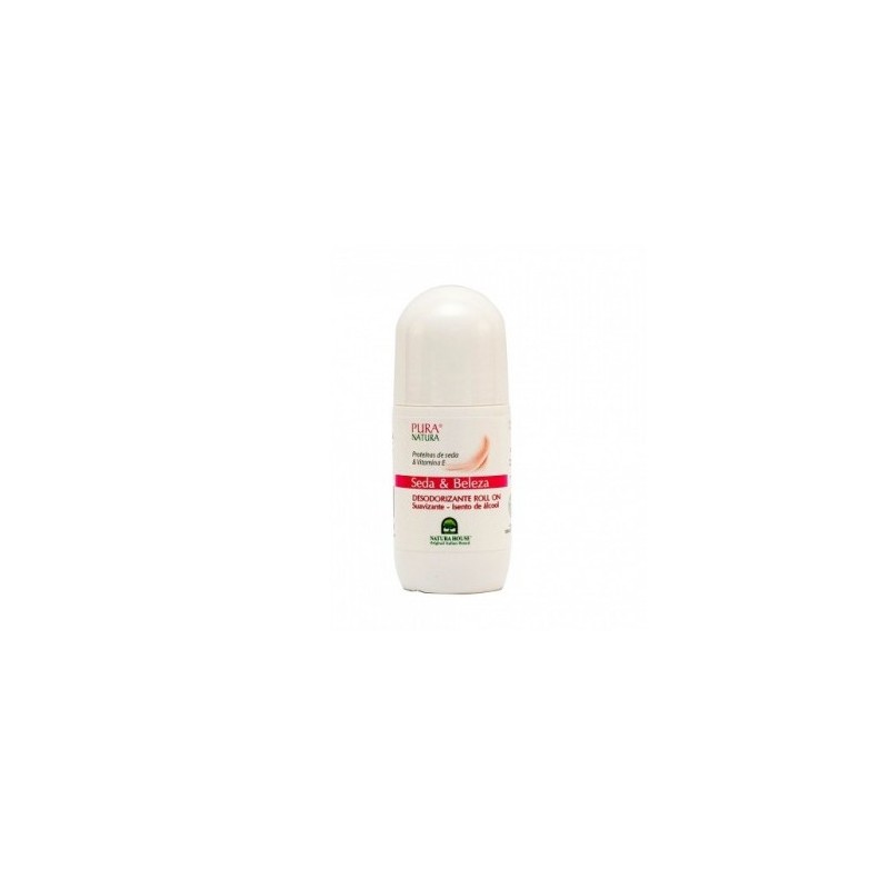 DESODORIZANTE PURA FRESCURA ROLL ON 50 ML NATURA HOUSE SEDA E BELEZA