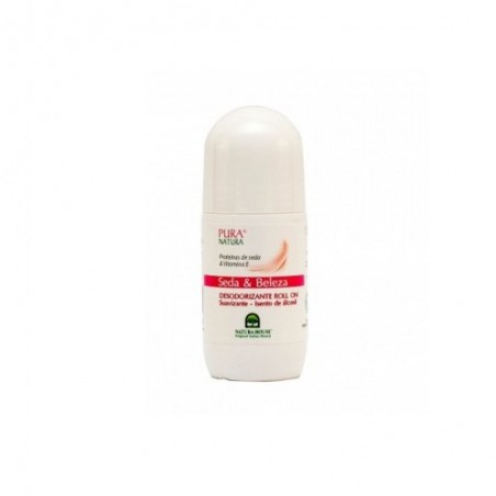 DESODORIZANTE PURA FRESCURA ROLL ON 50 ML NATURA HOUSE SEDA E BELEZA