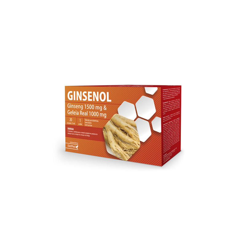 GINSENOL 20 AMPOLAS