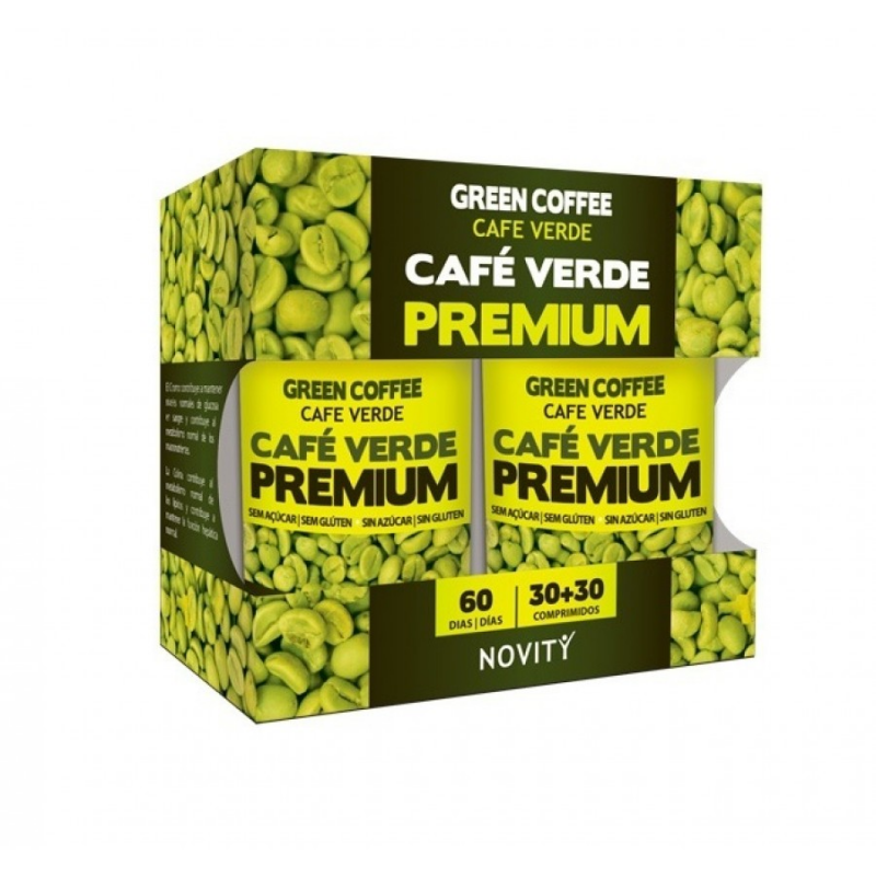 CAFE VERDE PREMIUM PACK 30+30 COMPRIMIDOS NOVITY