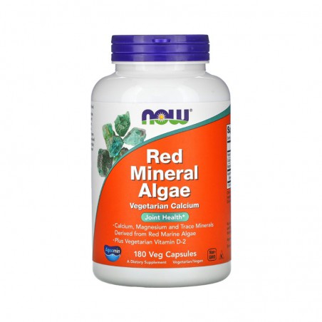 RED MINERAL ALGA 180 CAPSULAS NOW