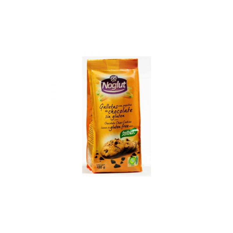BOLACHAS COM PEPITAS CHOCOLATE NOGLUT 150 G SANTIVERI 