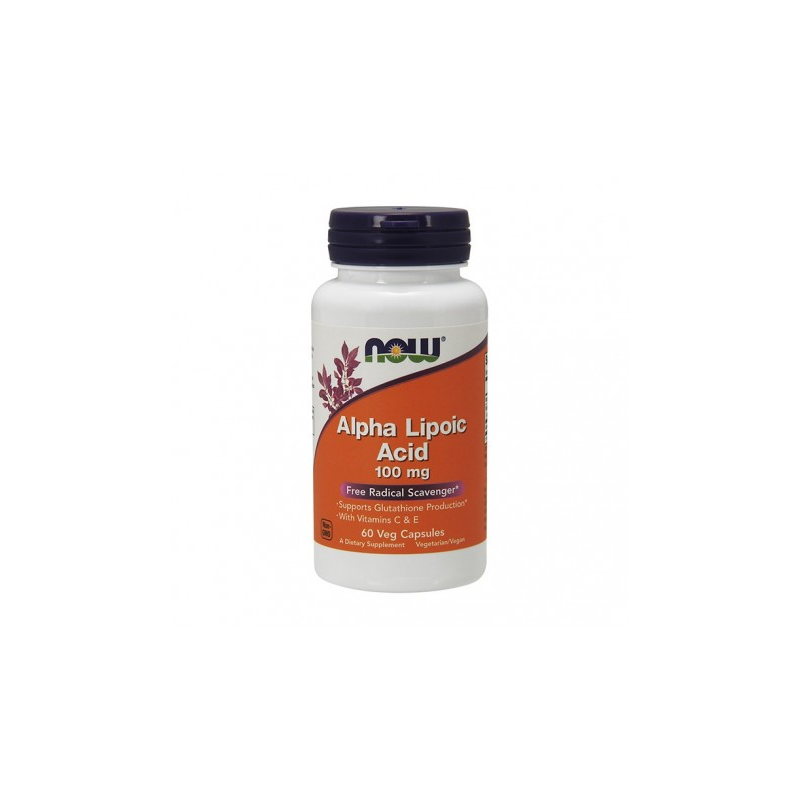 ALPHA LIPOIC ACID 100MG  60 CÁPSULAS  NOW