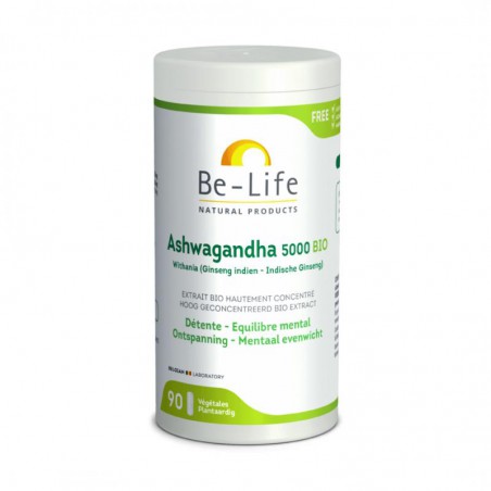 ASHWAGANDHA 5000 BIO 90 CAPSULAS BE LIFE