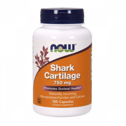 CARTILAGEM DE TUBARAO 100 CAPS 750 MG SHARK CARTILAGE NOW
