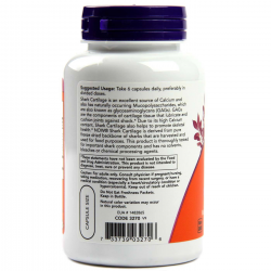 CARTILAGEM DE TUBARAO 100 CAPS 750 MG SHARK CARTILAGE NOW