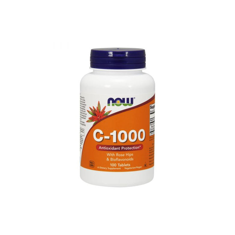 VITAMINA C 1000 RH 100 COMP COM BIOFLAVONOIDES NOW
