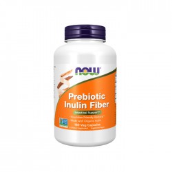 PREBIOTIC INULIN FIBER 180 CAPSULAS NOW