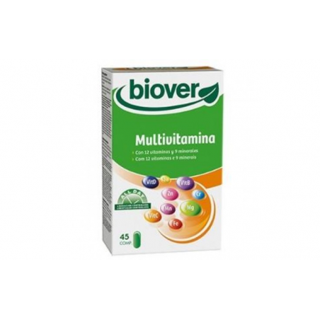 MULTIVITAMINAS (vitaminas básicas) 45 COMP BIOVER Multivitamina