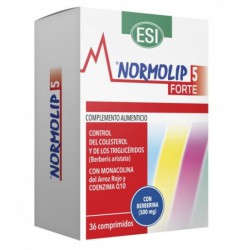 NORMALIP 5 STRONG 36 OMPRIMIDOS FORTE ESI