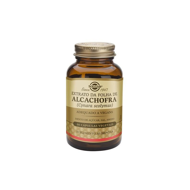ALCACHOFRA ARTICHOKE 300 MG 60 CAPS SOLGAR