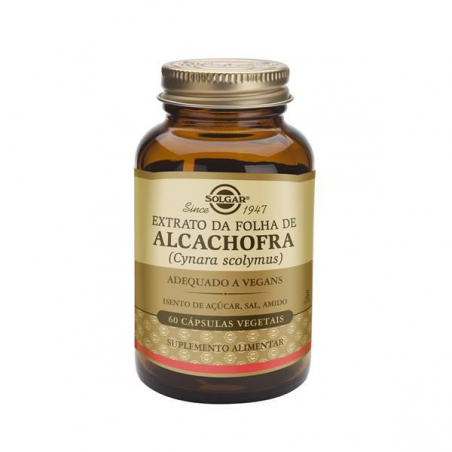 ALCACHOFRA ARTICHOKE 300 MG 60 CAPS SOLGAR