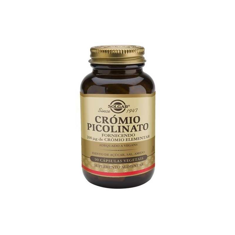 PICOLINATO DE CROMIO 90 CAPSULAS SOLGAR 