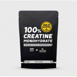 CREATINE MONOHYDRATE UNFLAVOURED 200 GRS GOLD NUTRITION