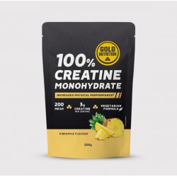 CREATINE MONOHYDRATE UNFLAVOURED 200 GRS  GOLD NUTRITION  
