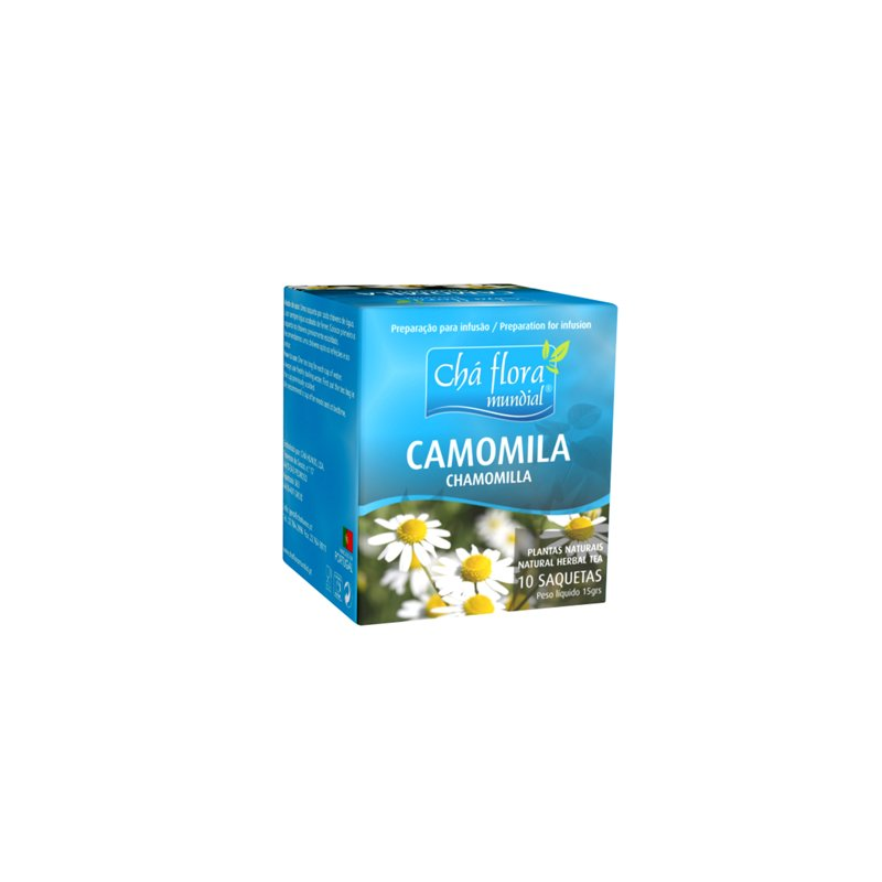 CAMOMILA INFUSAO 10 SAQUETAS CHÁ FLORA MUNDIAL