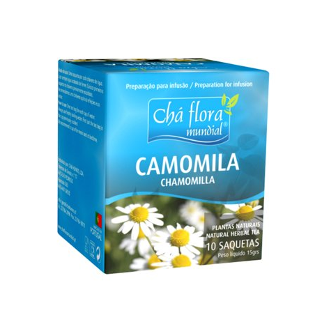 CAMOMILA INFUSAO 10 SAQUETAS CHÁ FLORA MUNDIAL