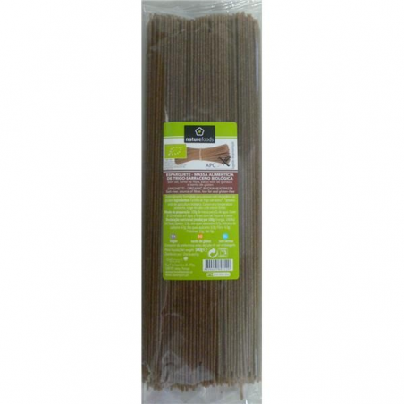 NATURFOODS MASSA BIO SG ESPARGUETE TRIGO SARACENO 500 G