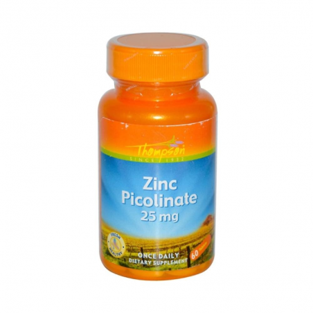 Picolinato de Zinco 25 mg 60 comprimidos  Thompson