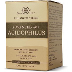 Solgar Advanced 40+ Acidophilus 60 Cápsulas