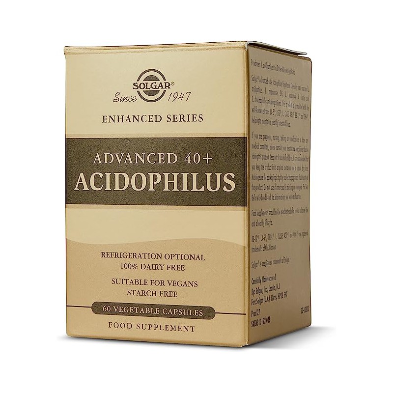 Solgar Advanced 40+ Acidophilus 60 Cápsulas
