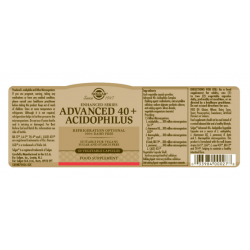 Solgar Advanced 40+ Acidophilus 60 Cápsulas