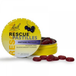 BACH RESCUE PASTILHAS 50 G GROSELHA PRETA