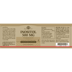 SOLGAR INOSITOL 500 MG 50 CAPS