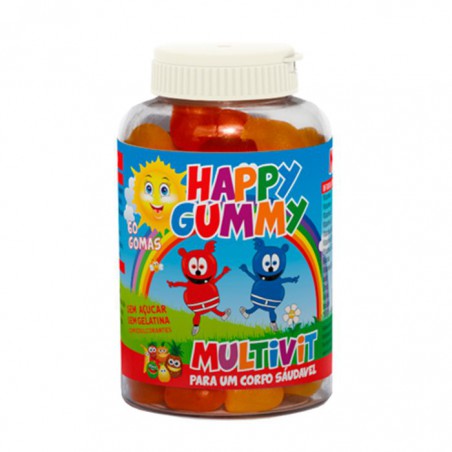HAPPY GUMMY MULTIVITAMINHAS MAIS MINERAIS 60 GOMAS NATIRIS