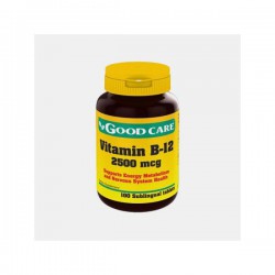 VITAMIN B 12 2500 MCG SUBLINGUAL 100 TABLETS GOOD CARE