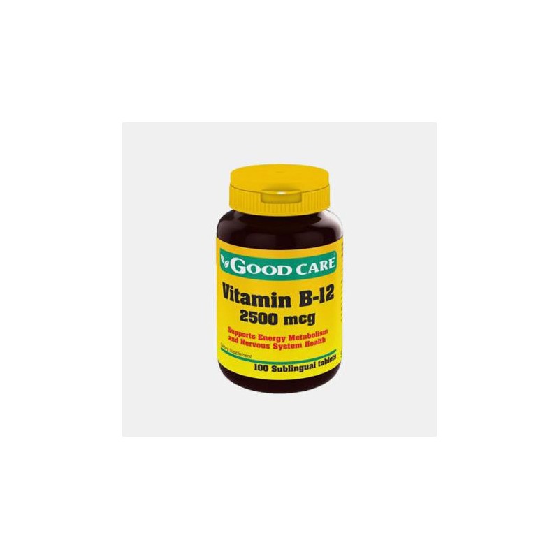 VITAMIN B 12 2500 MCG SUBLINGUAL 100 TABLETS GOOD CARE