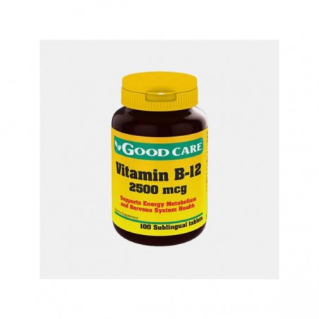 VITAMIN B 12 2500 MCG SUBLINGUAL 100 TABLETS GOOD CARE