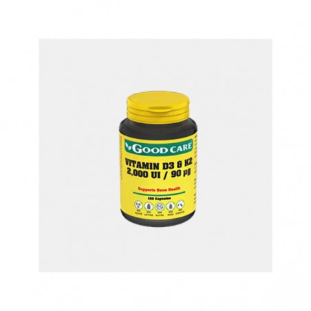 VITAMIN D3 E K2 2000 UI 90 UG 120 CAPS GOOD CARE VITAMINA