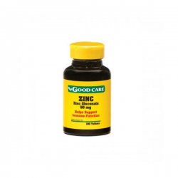 ZINC GLUCONATE 50 MG  100 COMPRIMIDOS  GOOD CARE