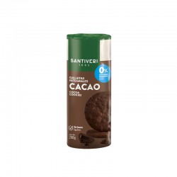 BOLACHAS INTEGRAIS DE CACAU 200 G SANTIVERI 