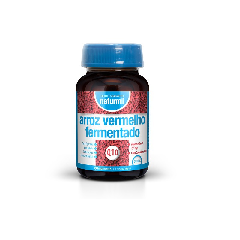 ARROZ VERMELHO FERMENTADO 60 COMP NATURMIL DIETMED