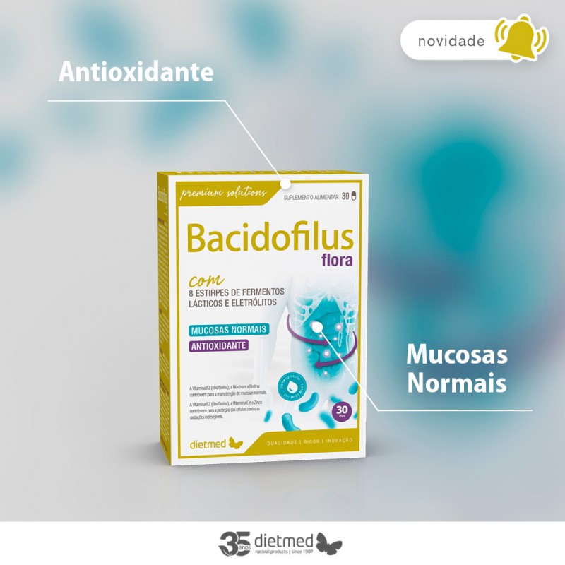 BACIDOFILUS FLORA 30 CAPS DIETMED