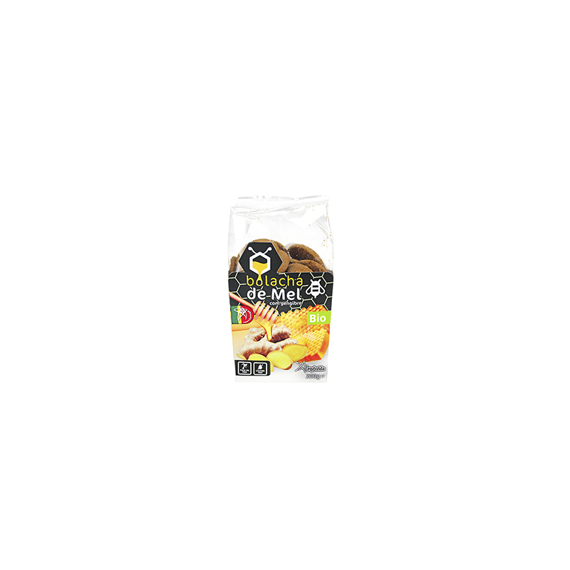 BOLACHA DE MEL COM GENGIBRE BIO 200 G PROVIDA