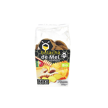 BOLACHA DE MEL COM GENGIBRE BIO 200 G PROVIDA