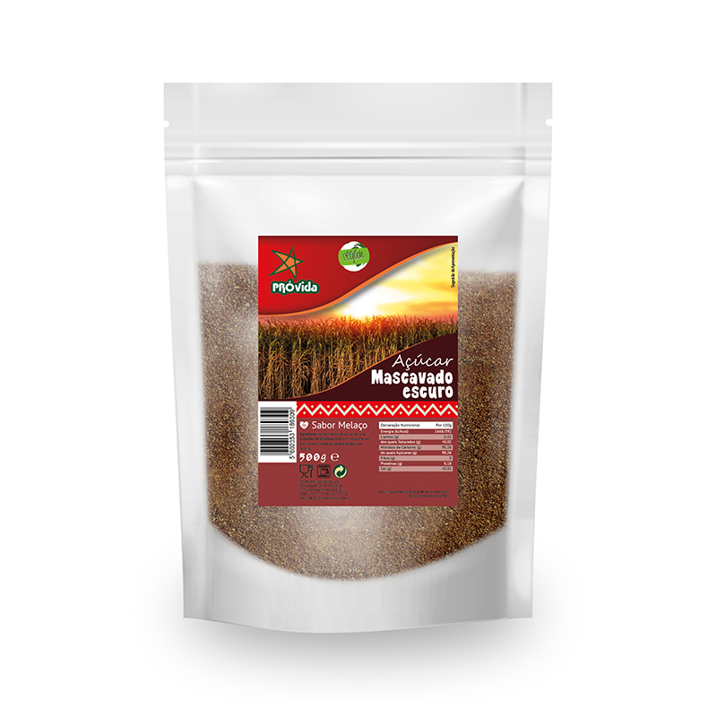 Açúcar Mascavado Escuro 500g